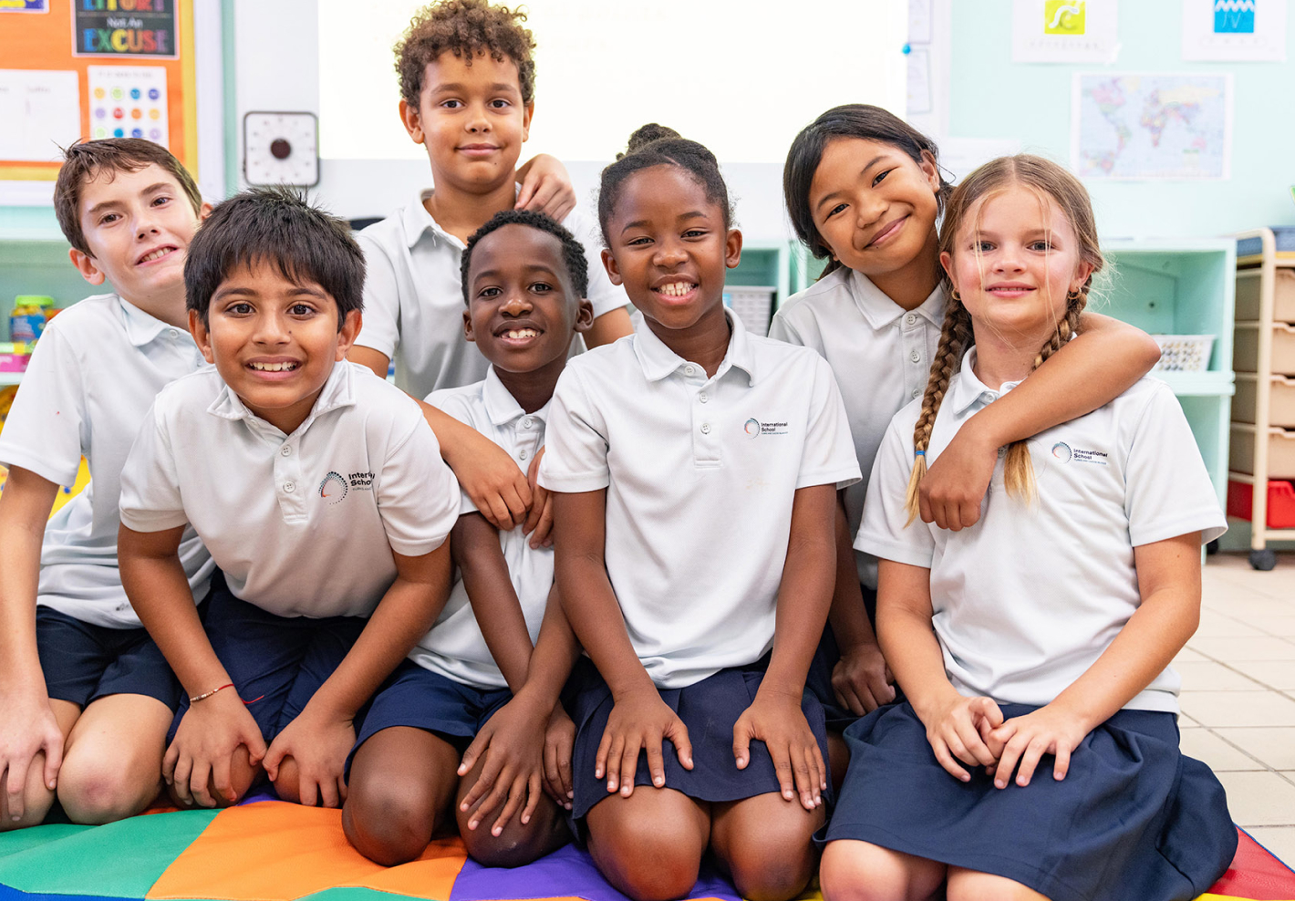 Primary students at the International School Turks and Caicos Islands engaged in a holistic curriculum that supports lifelong learning.